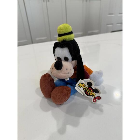 VTG Disney Bean Bag Plush Toy Mouseketoys GOOFY 10" W/ Original Tags - Picture 4 of 9